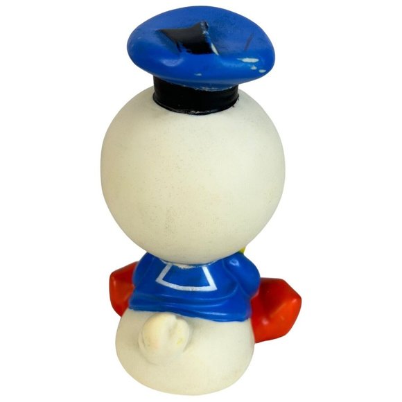 2 VTG Disney Baby Mickey Mouse And Donald Duck Toy Shelcore Vinyl 1984 Squeeks - Picture 8 of 12